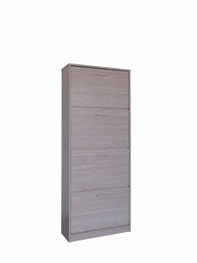 Armoire à chaussures “Marini” 4 tiroirs – Chêne gris – Image 5