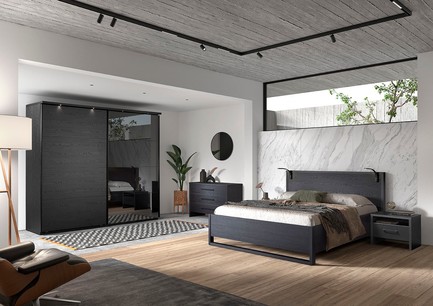 Chambre "Rosie" - Censini Meubles Charleroi