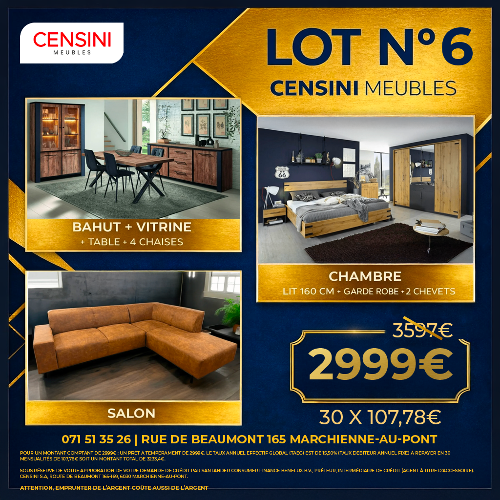 Lot Trio N°6 - 2999€