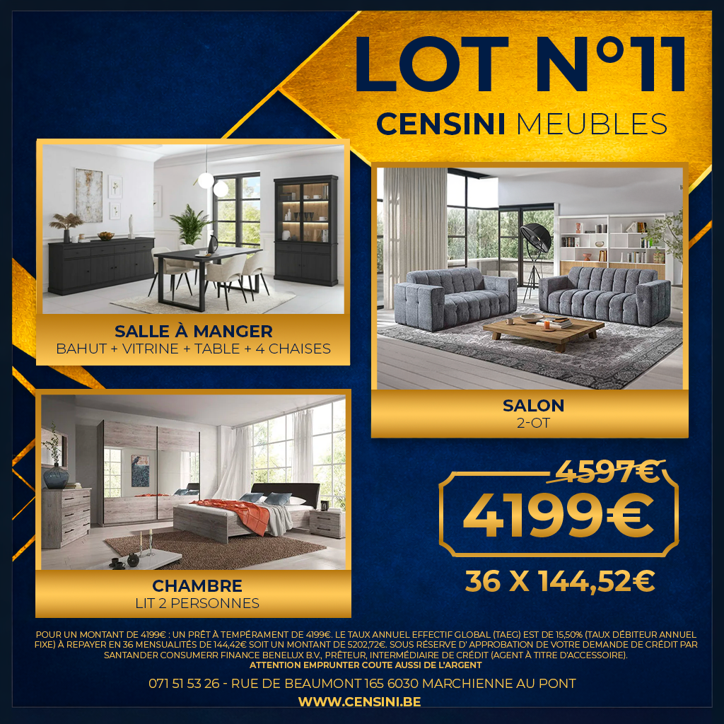 Lot Trio N°11 - 4199€