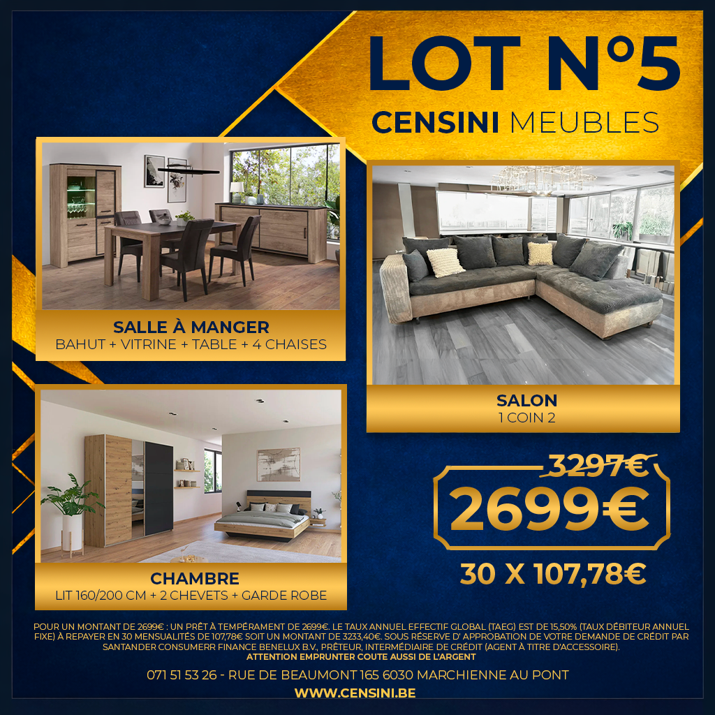Lot Trio N°5 - 2699€
