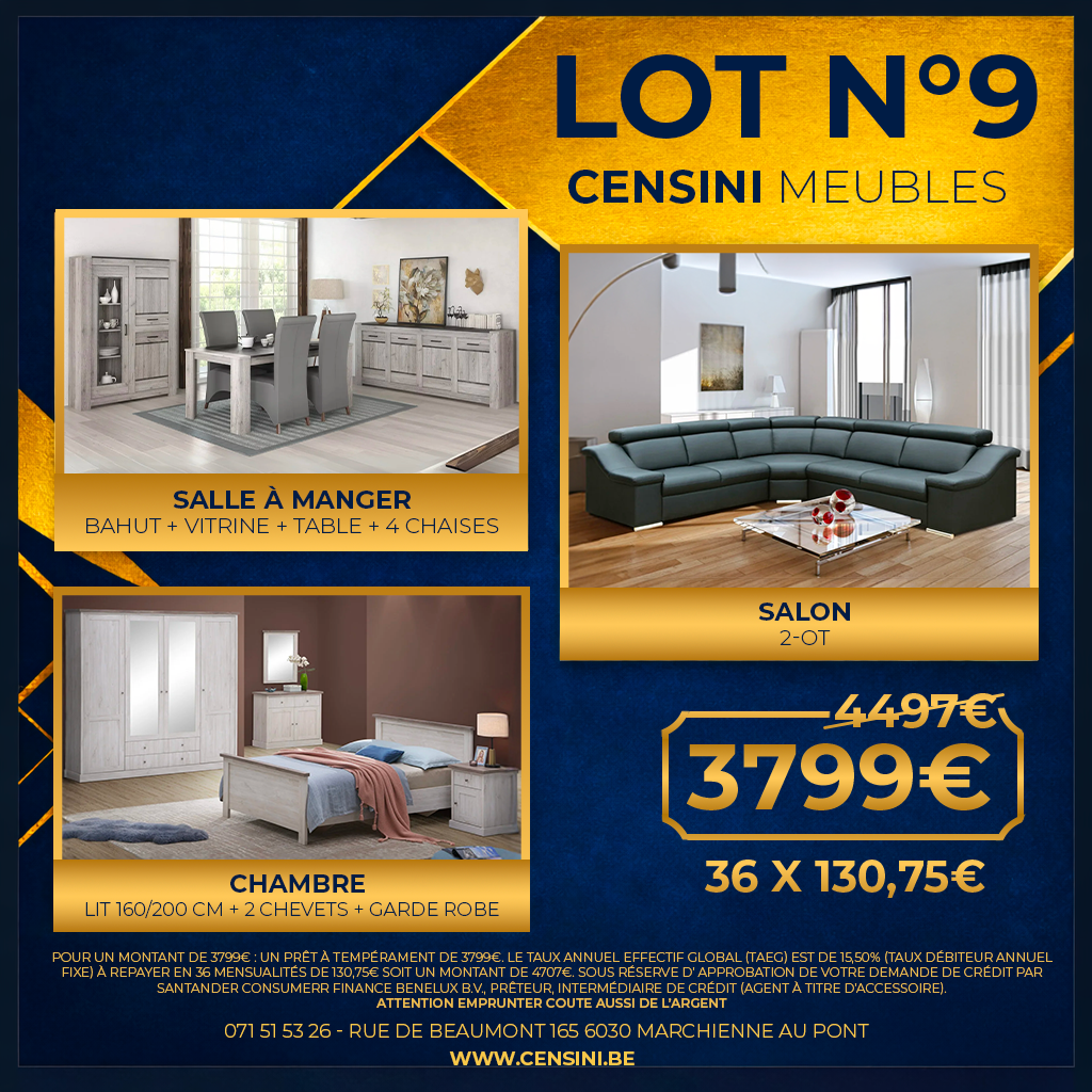 Lot Trio N°9 - 3799€